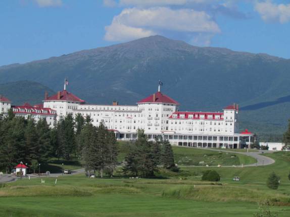 Hotel onde se realizou a famosa conferência de Bretton Woods, nas White Mountains, região de Lincoln, em New Hampshire - Estados Unidos